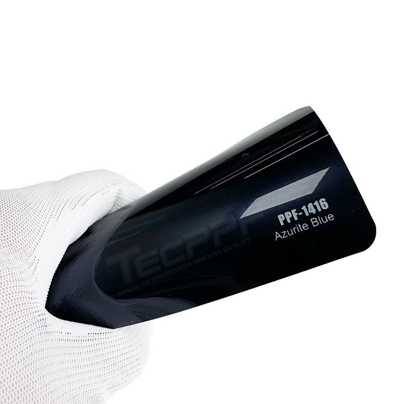 8mil Cambio de color Película de protección de pintura TPU Lubrizol Curación térmica Azurita Azul Color lavanda PPF-1416