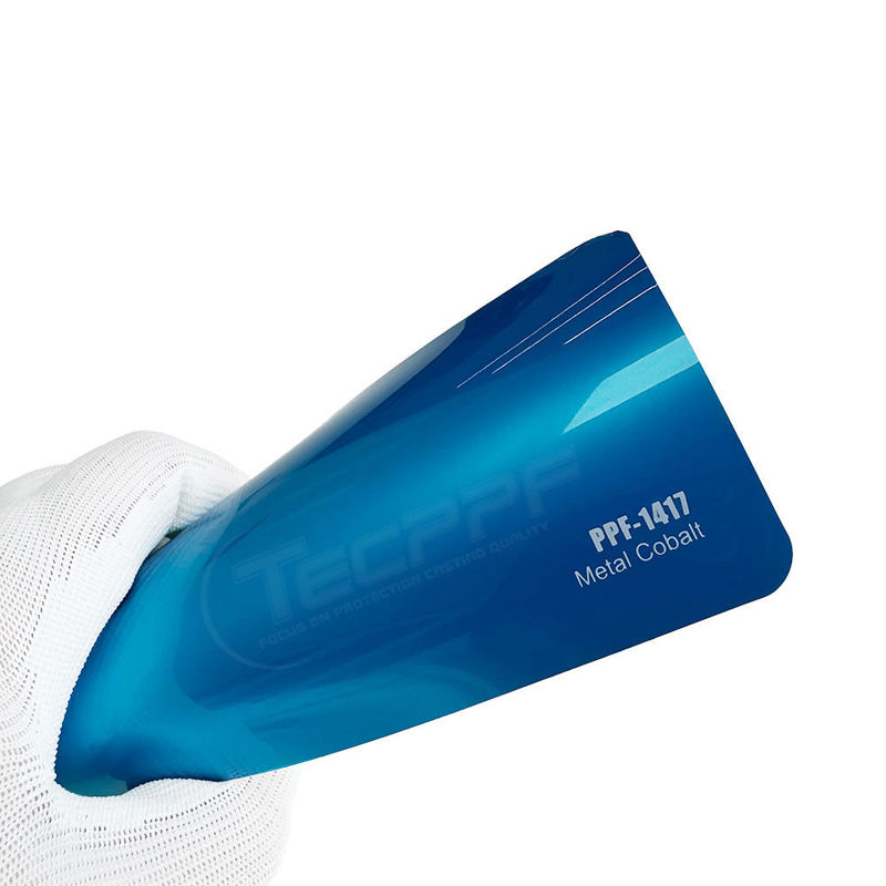 8mil Cambio de color Película de protección de pintura en metal Cobalto Color lavanda con capa hidrofóbica polimérica