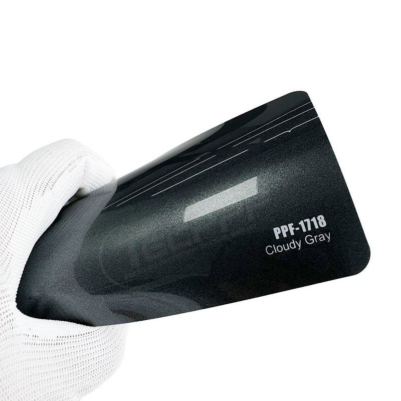PPF-1718 Color gris turbio Ppf Protección para automóviles 8 milímetros Película de protección de pintura de cambio de color