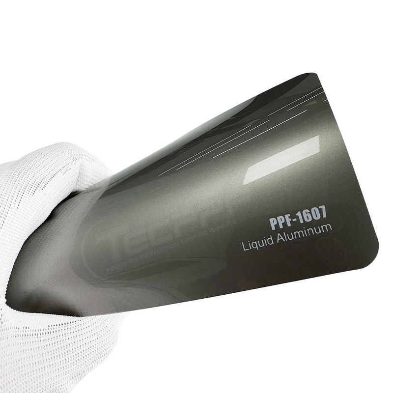 Capa hidrofóbica polimérica de aluminio líquido Color 8mil Cambio de color Película de protección de pintura con curación térmica