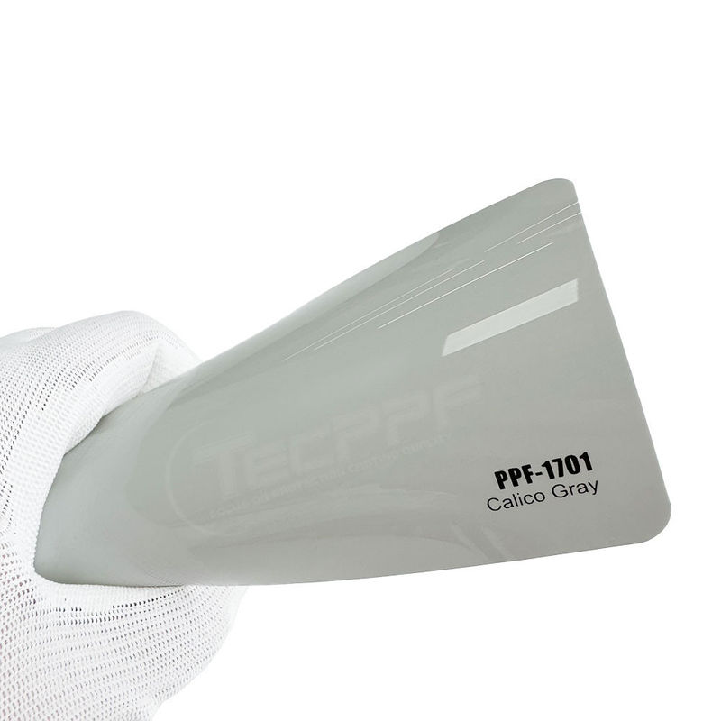 Calico Color gris 8mil Película de protección de pintura para cambio de color con curación térmica y pegamento Ashland