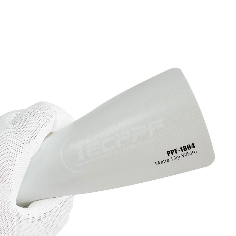 Calor curativo Matte Lily Blanco Color 8mil Cambio de color Película de protección de pintura hecha con TPU Lubrizol