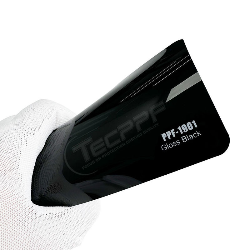 Película de protección de pintura de color negro brillante Ppf Protección de automóviles