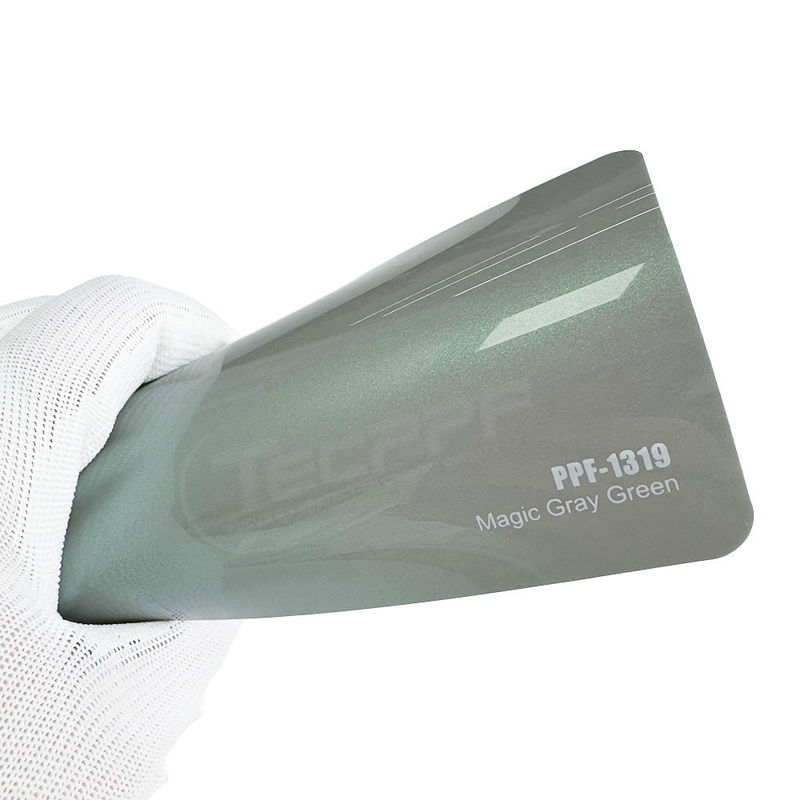 8 mil Magic Gray Color Verde Pintura de Protección de Película de Curación por Calor