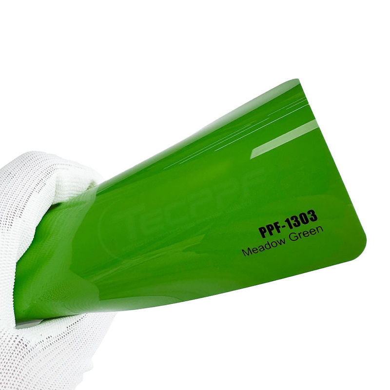 PPF-1303 Película de protección de pintura de color verde prado para rasguños en automóviles
