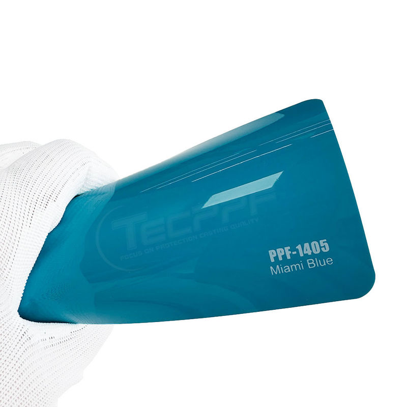 PPF-1405 Miami Color azul cambiante Ppf Película de precisión cortada 8 milímetros