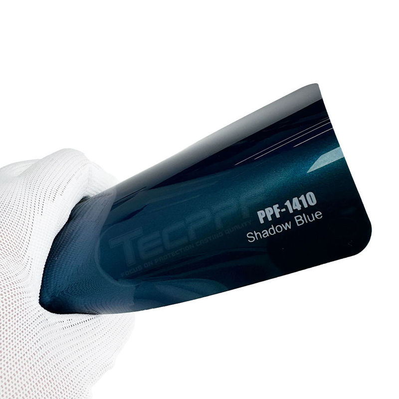 PPF-1410 Película de protección de pintura de color azul de sombra de alto rendimiento