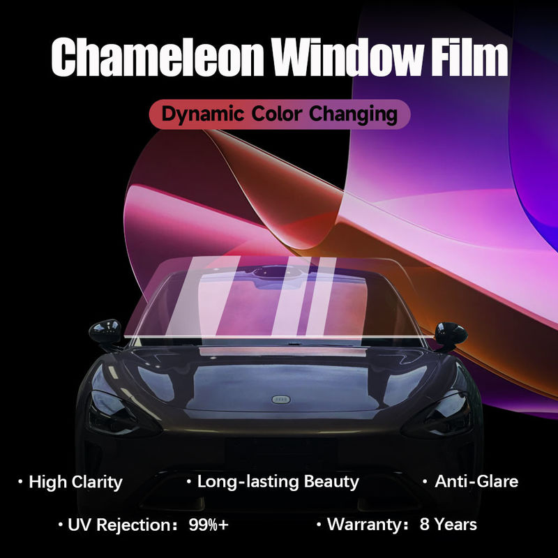 Película de protección de pintura para ventanas de 2 milímetros de camaleón Cambio de color dinámico