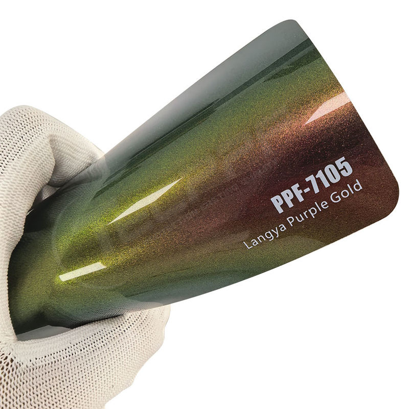 PPF-7105 Langya Púrpura Oro Película de protección de pintura para rasguños de automóviles