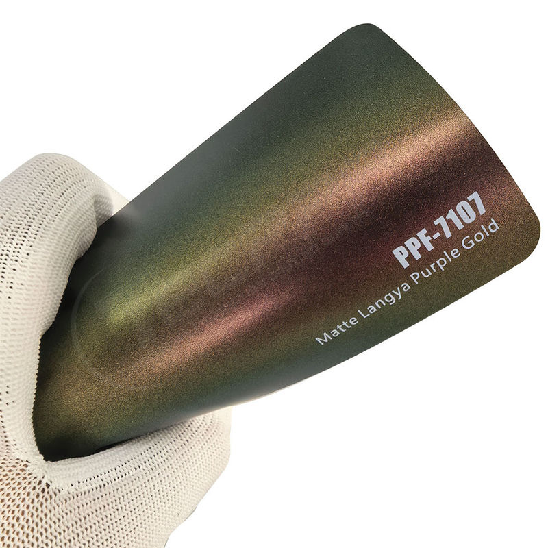 PPF-7107 Matte Langya Violeta Oro Película de protección de pintura para rasguños de automóviles
