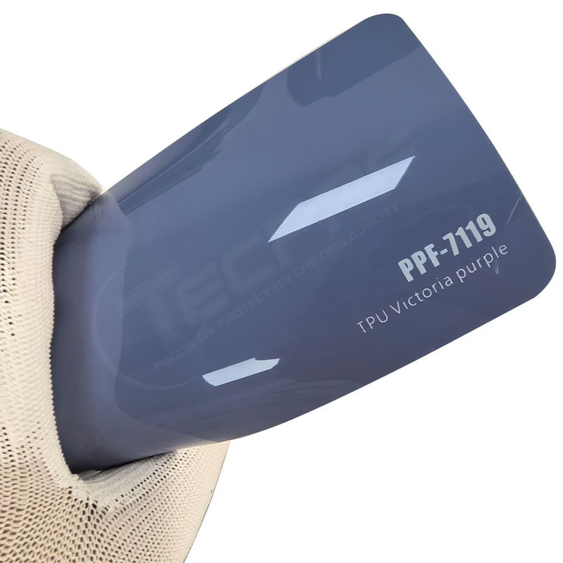 PPF-7119 Película de protección de pintura de color púrpura de Victoria para rasguños en automóviles