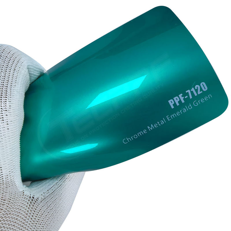 PPF-7120 Cromo Metal Esmeralda Verde Película de Protección de Pintura para Rasguños en Coches