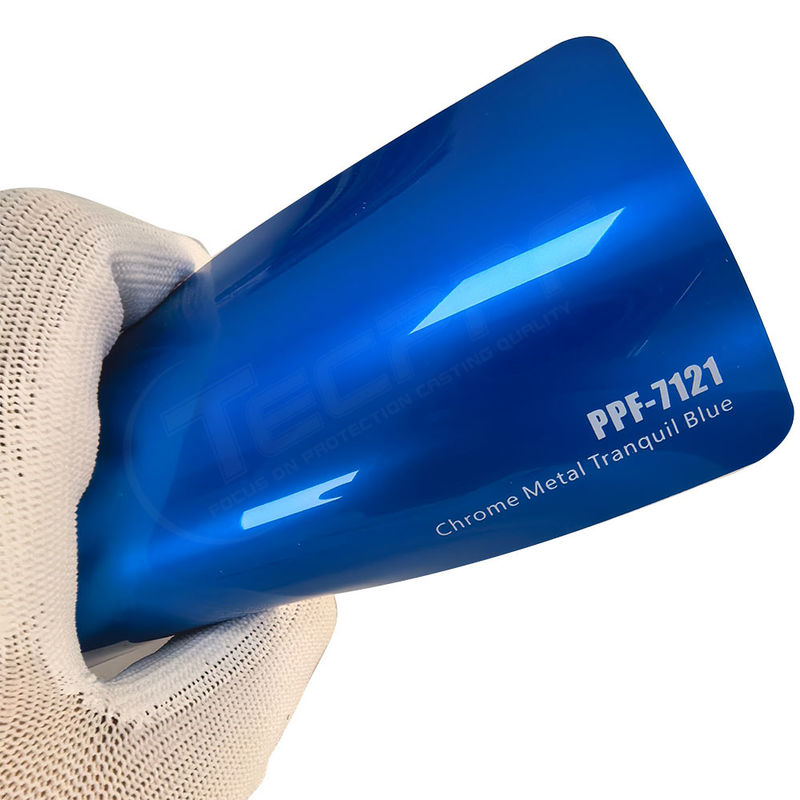 PPF-7121 Película de protección de pintura de color azul tranquilo para rasguños en automóviles