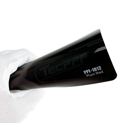 Plum Red 8mil Cambio de color Película de protección de pintura Lubrizol TPU y pegamento Ashland