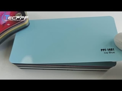 PPF-1401 Película de protección de pintura de color azul hielo, 8 milímetros para el cambio de color