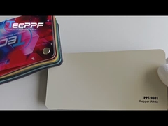PPF-1601 Película de protección de pintura de color blanco pimienta, 8 milímetros para el cambio de color