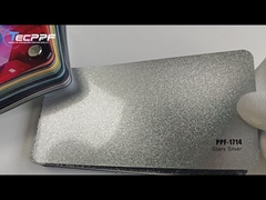PPF-1714 Estrellas de color plateado, película protectora de cambio de color de 8 milímetros