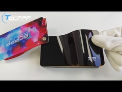 PPF-1012 Película de protección de pintura de color rojo ciruela, 8 milímetros para el cambio de color