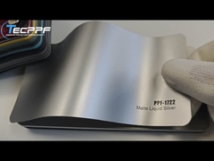 PPF-1722 Matte Liquid Silver Color, 8 milímetros de película protectora de pintura para el cambio de color