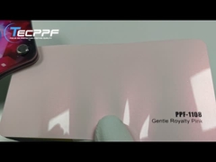 PPF-1108 Película de protección de pintura de color rosa real, 8 milímetros de cambio de color