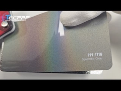 PPF-1716 Película de protección de pintura de color gris espléndido de 8 milímetros para el cambio de color