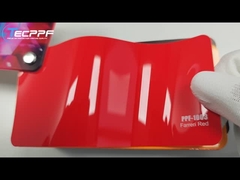 PPF-1003 Farreri Color rojo, 8 milímetros de película de protección para el cambio de color