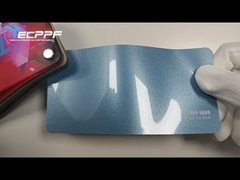 PPF-1409 Película de protección de pintura de color azul cristalino de hielo de 8 milímetros para el cambio de color