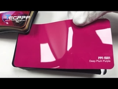 PPF-1501 Película protectora de color púrpura profunda de ciruela, de 8 milímetros para el cambio de color